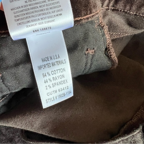 CITIZENS OF HUMANITY - Lilah Velvet High Rise Bootcut Pants - Pony (Brown) - Picture 8 of 14